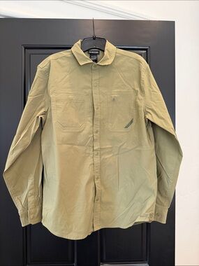 Burton Olive Utility Button-Down Shirt
